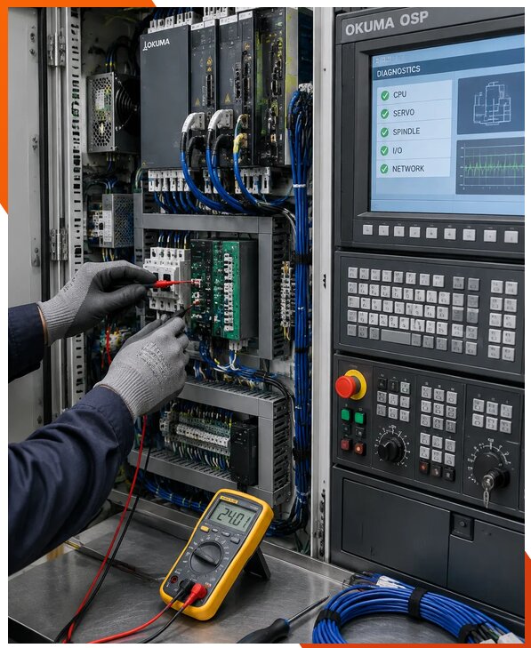 Ремонт систем ЧПУ Okuma OSP в Копейске